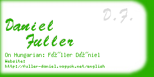 daniel fuller business card